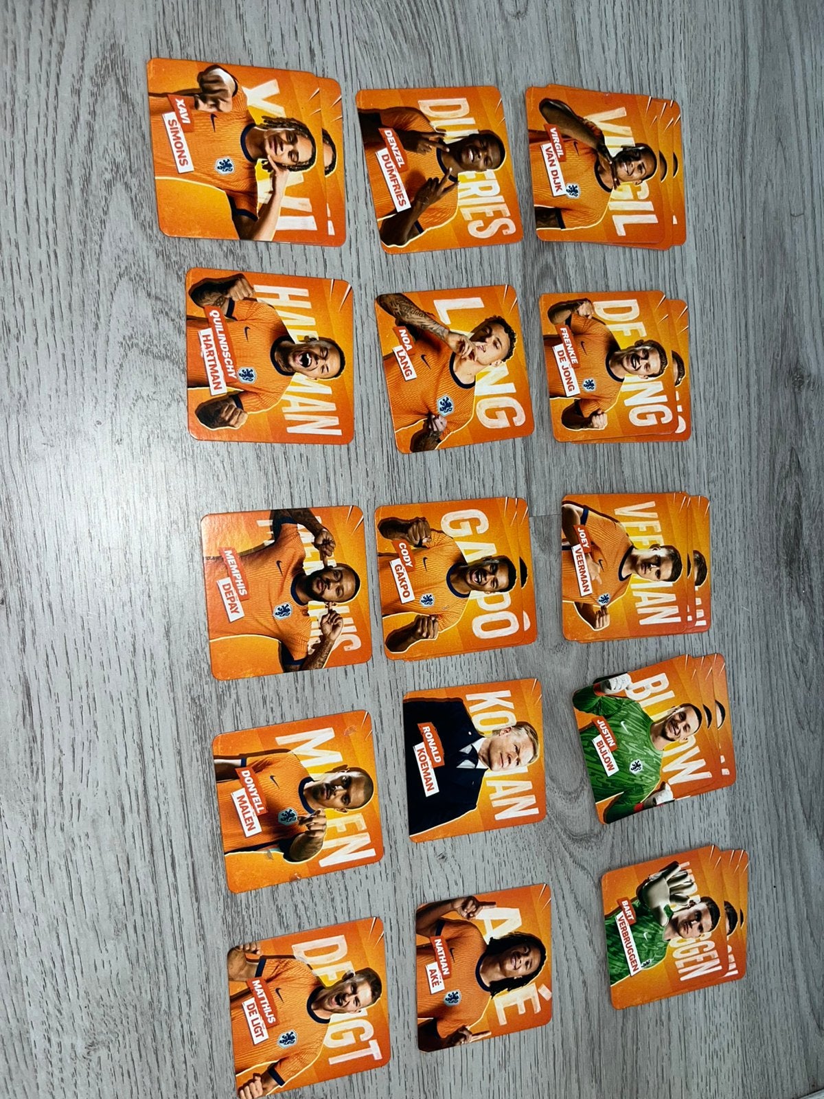 AH Oranje Voetbalkaartjes 2024 – Alles in één koop of los, Ophalen of Verzenden, Zegels, Bonnen of Punten