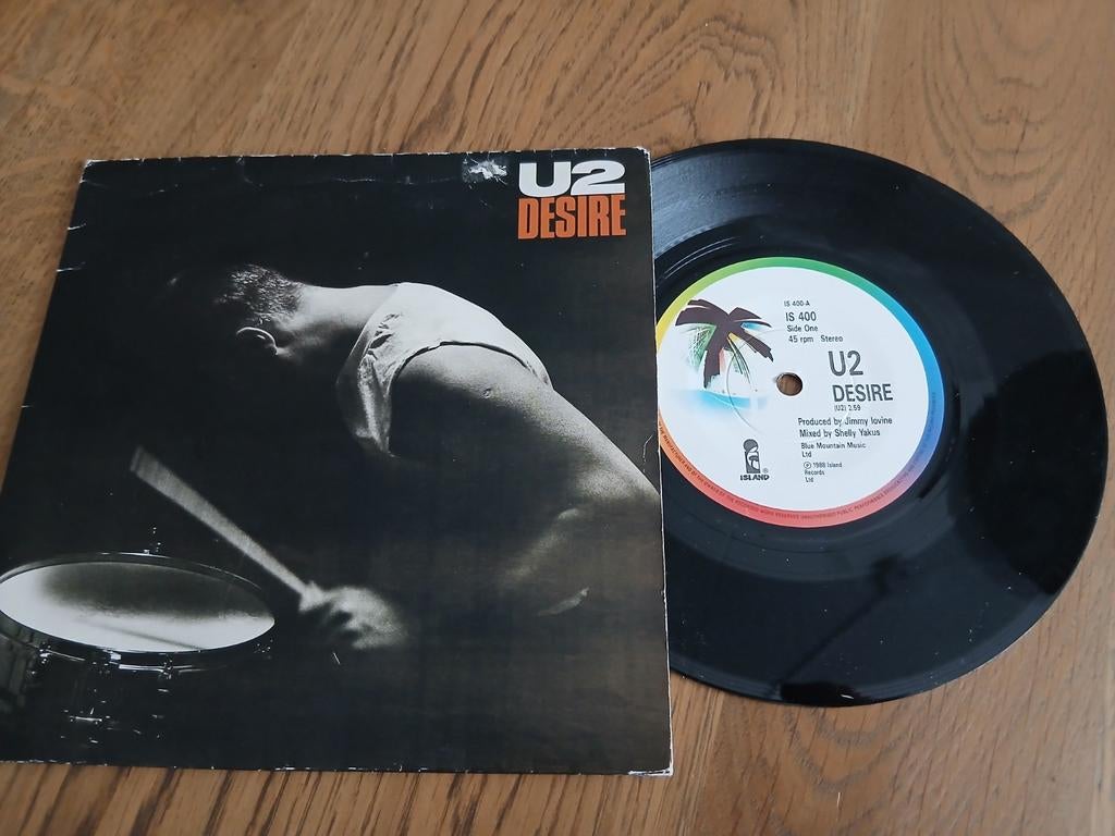VINYL SINGLE    U2   1988, Overige formaten, 1980 - 1989, Ophalen of Verzenden, Zo goed als nieuw