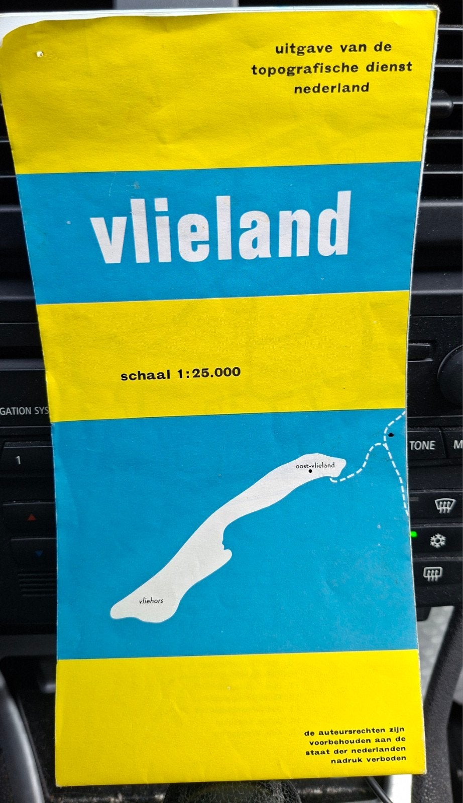 Stadsplattegrond Vlieland, Boeken, Ophalen of Verzenden, 1800 tot 2000, Landkaart