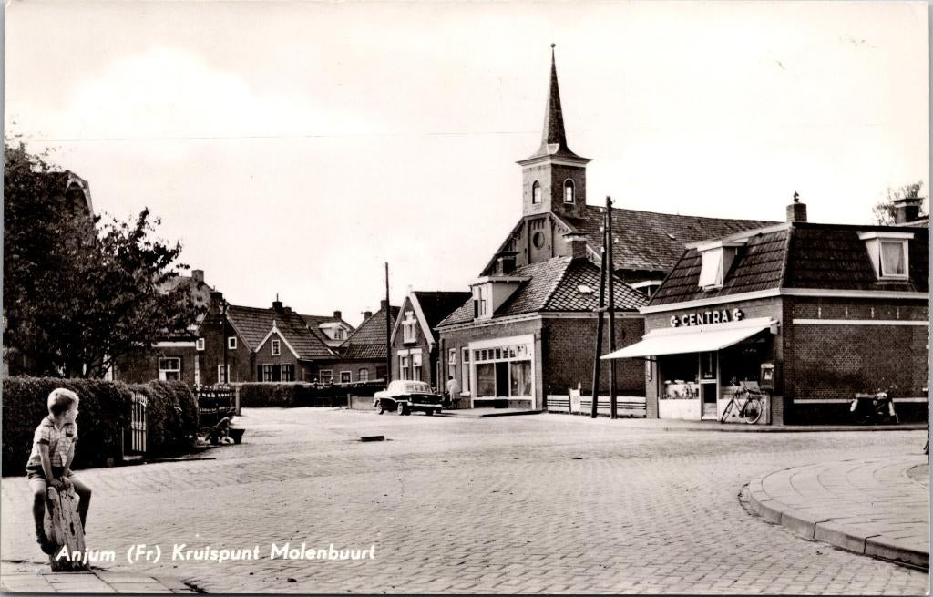 Anjum - 7 ansichtkaarten, Verzenden, 1960 tot 1980, Gelopen, Friesland