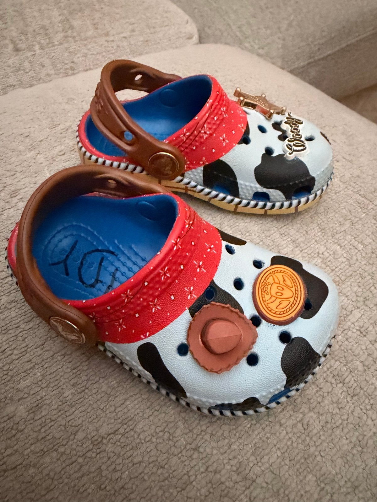 Crocs Woody Toy Story Klompen Maat C5 (EU 20-21), Ophalen, Gebruikt, Jongen of Meisje, Schoenen