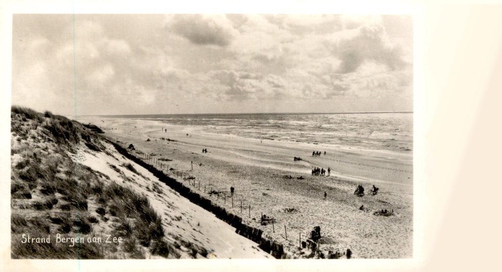 Bergen aan Zee Strand # 350, Verzenden, 1940 tot 1960, Gelopen, Noord-Holland