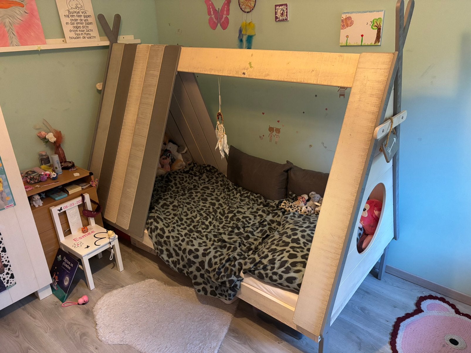 Tipi bed, Ophalen, Zo goed als nieuw