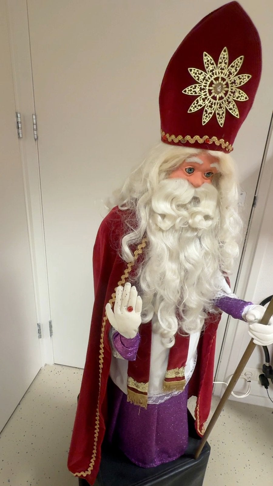 Ruitentikker Sinterklaas automaton, Ophalen of Verzenden, Gebruikt