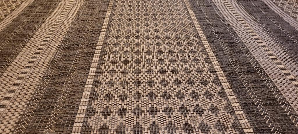 Vloerkleed Sunny buitenkleed! Grijs120x170 nieuw laatste!!, Stijlvol buiten kwaliteit gezellig, 100 tot 150 cm, Nieuw, Ophalen of Verzenden