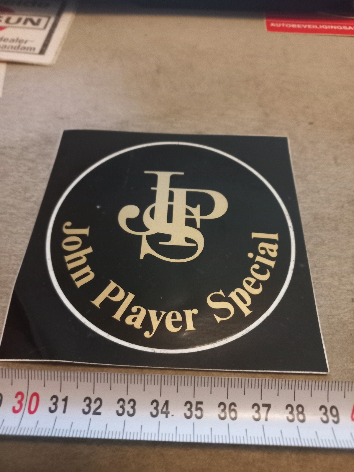 John Player Special Sticker - Vintage Auto Sport, Ophalen of Verzenden