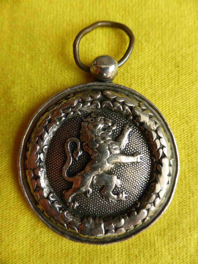 Dienstpenning Politie SINT AGATHA BERCHEM., Verzenden, Marechaussee, Overige gebieden, Lintje, Medaille of Wings