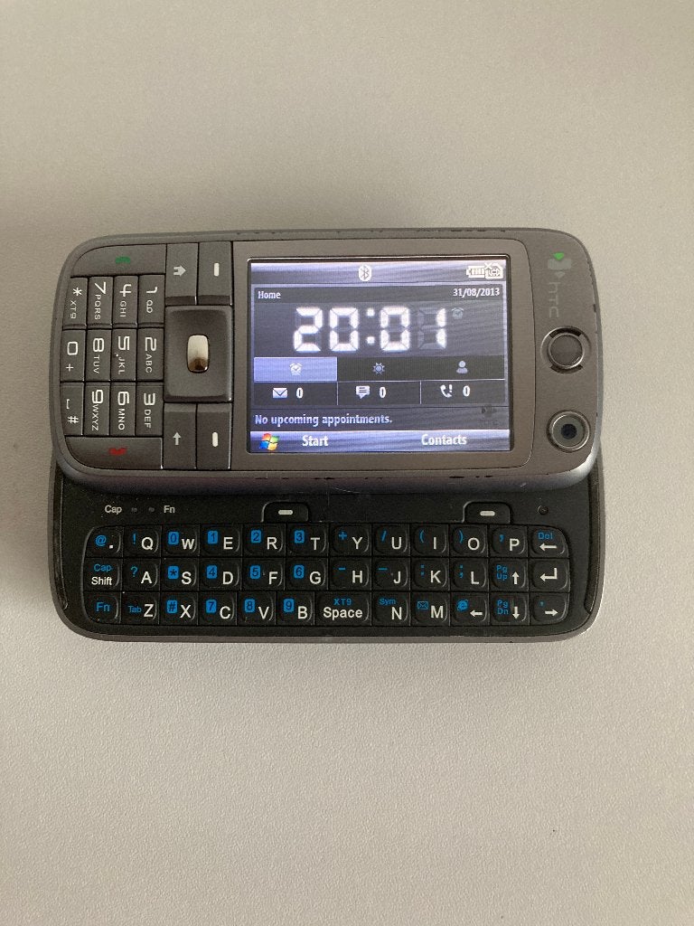 HTC S740 – uitschuifbaar toetsenbord - werkend, Telecommunicatie, Mobiele telefoons | HTC, HTC, Gebruikt, Fysiek toetsenbord, 3 tot 6 megapixel