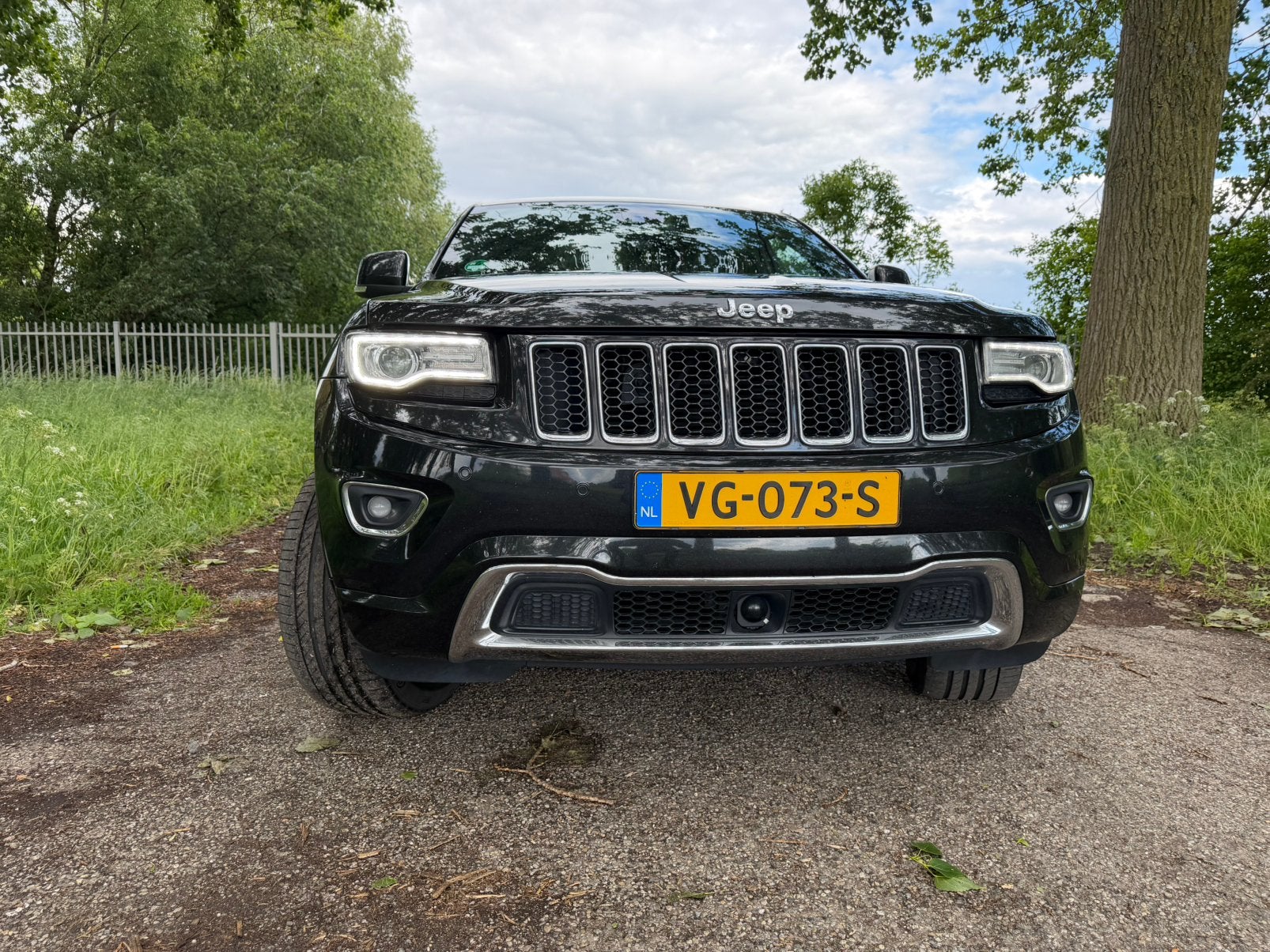 Jeep Grand Cherokee 2014, Auto's, Zwart, Diesel, Vierwielaandrijving, Dealer onderhouden