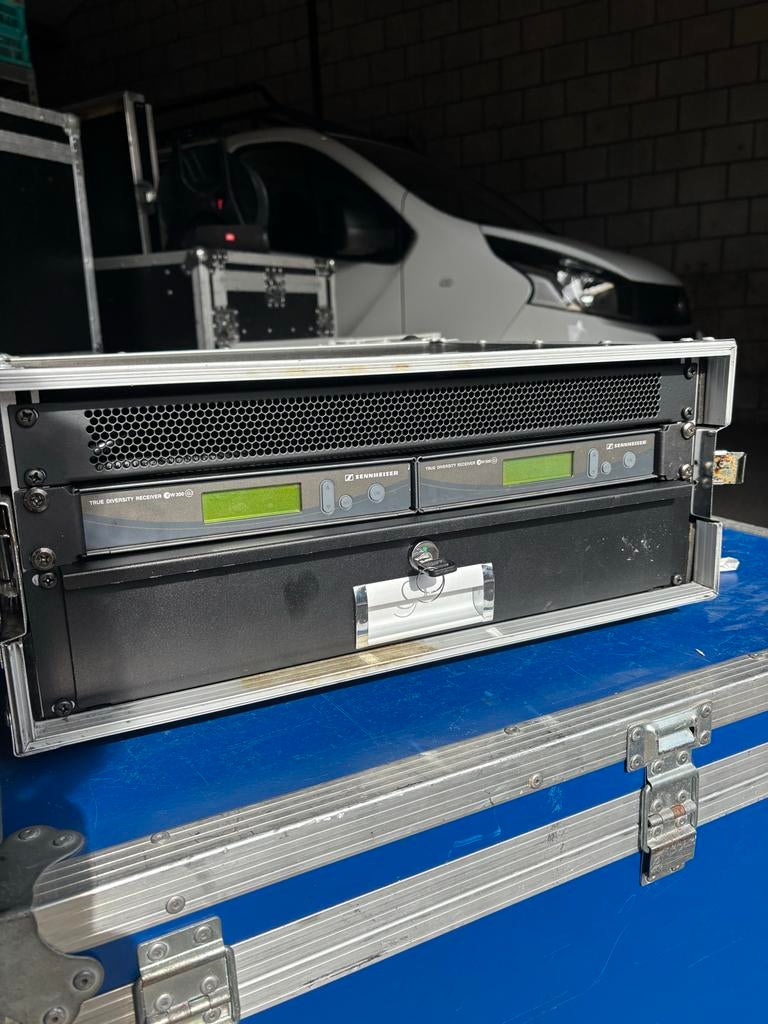 Sennheiser ew 300 G2 set met flightcase, Muziek en Instrumenten, Microfoons, Ophalen, Gebruikt, Zangmicrofoon, Draadloos