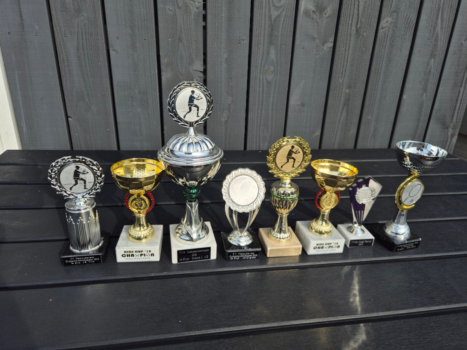 Gratis Diverse sporttrofeeën - Ideaal voor evenementen, Ophalen of Verzenden, Gebruikt