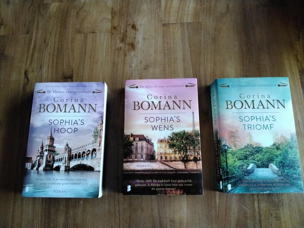Corina Bomann - Sophia's wens, hoop en triomf (3 boeken), Boeken, Romans, Ophalen of Verzenden