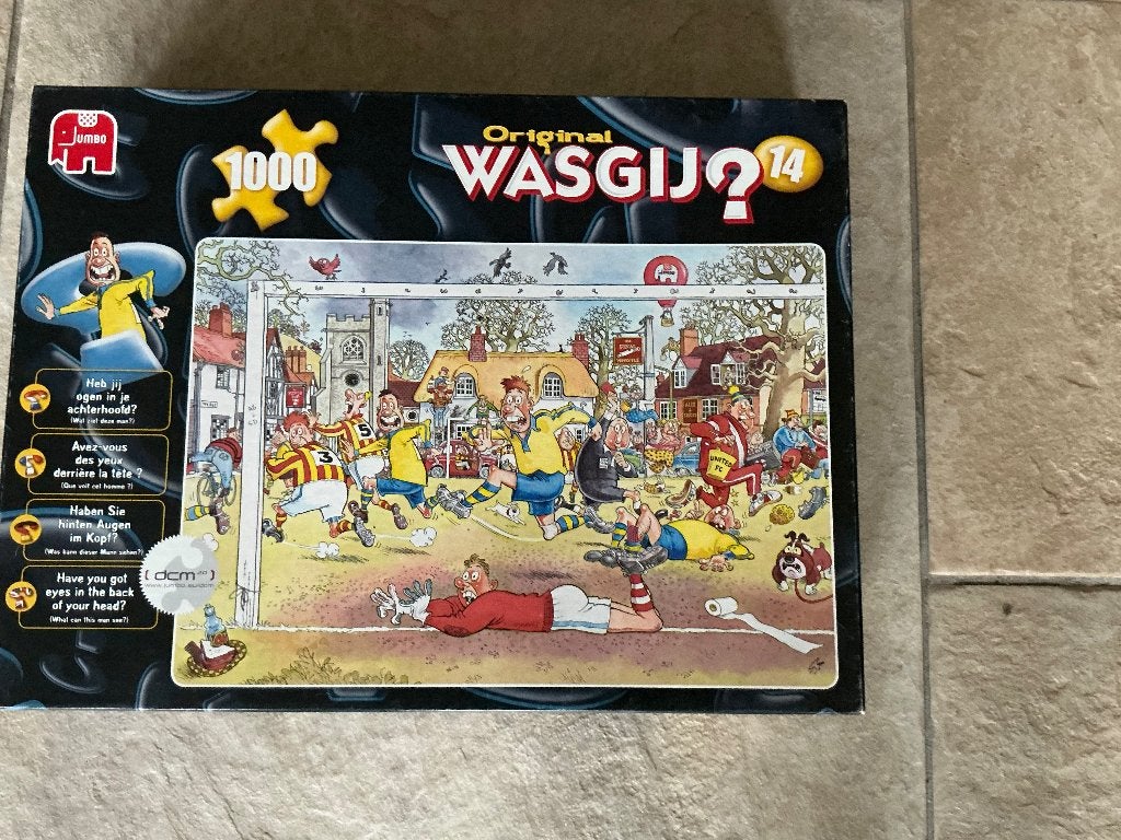 Wasgij? Original 14 compleet 1000 stukjes  ook ruilen, Ophalen, 500 t/m 1500 stukjes, Zo goed als nieuw, Legpuzzel