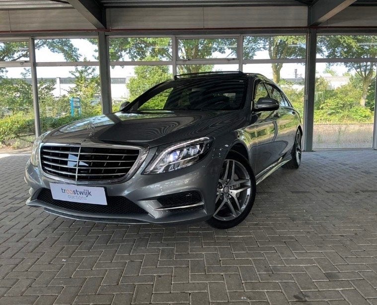 Mercedes-Benz S500 AMG Pakket 4.7 V8 2015 Japanse import, Auto's, Mercedes-Benz, Automaat, Euro 5, Achterwielaandrijving, Particulier