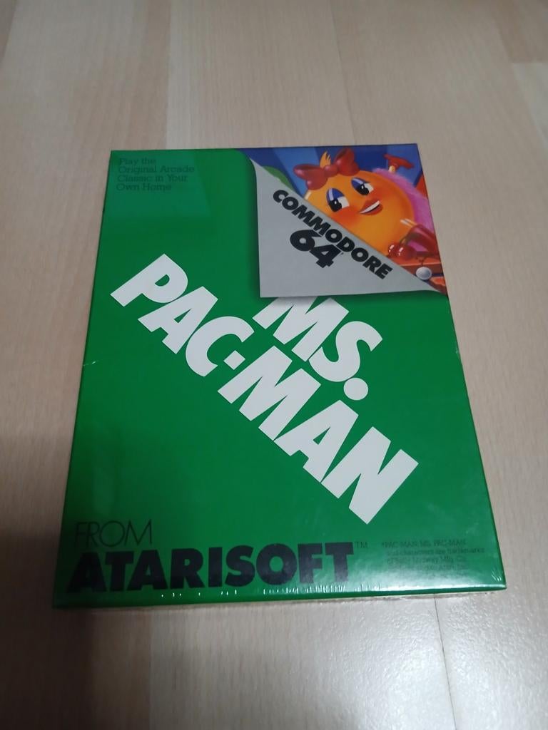 Ms. Pac-Man voor de Commodore 64- cartridge- gesealed, Computers en Software, Vintage Computers, Ophalen of Verzenden, Atarisoft