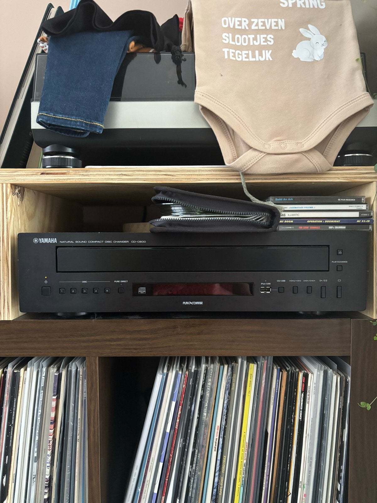 Yamaha CD-C600 CD-wisselaar - 5-disc CD-speler, Ophalen of Verzenden, Zo goed als nieuw, Overige merken, Wisselaar