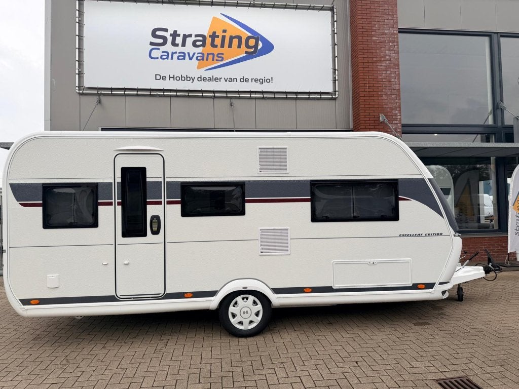 Hobby Excellent Edition 495 UL MODEL 2027, Caravans en Kamperen, Schokbreker, Overige typen, Rondzit, Hobby