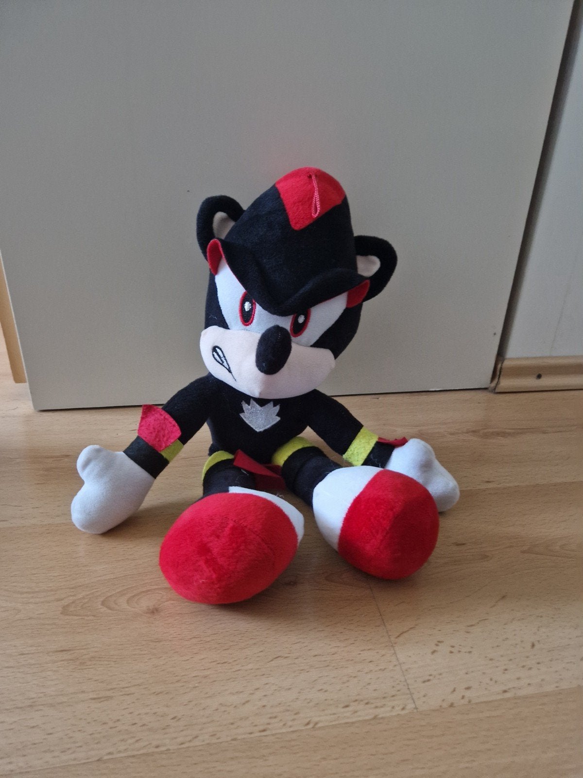 knuffel plush pluche sega sonic shadow hedgehog groot, Kinderen en Baby's, Ophalen of Verzenden, Zo goed als nieuw, Overige typen
