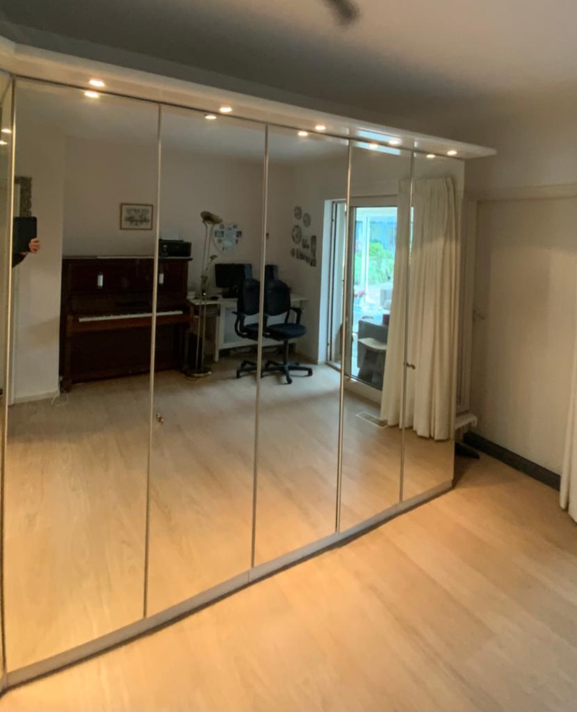 Linnenkast, Huis en Inrichting, Kasten | Kledingkasten, Ophalen, Gebruikt, 50 tot 75 cm, 200 cm of meer