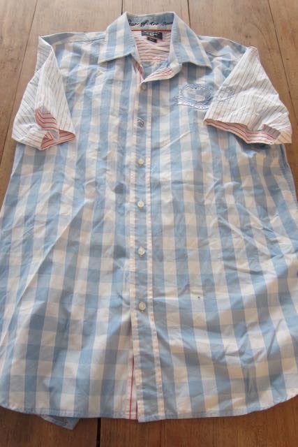 State of art blouse overhemd blauw geblokt l heren, State of Art, Blauw, Zo goed als nieuw, Merkfreak
