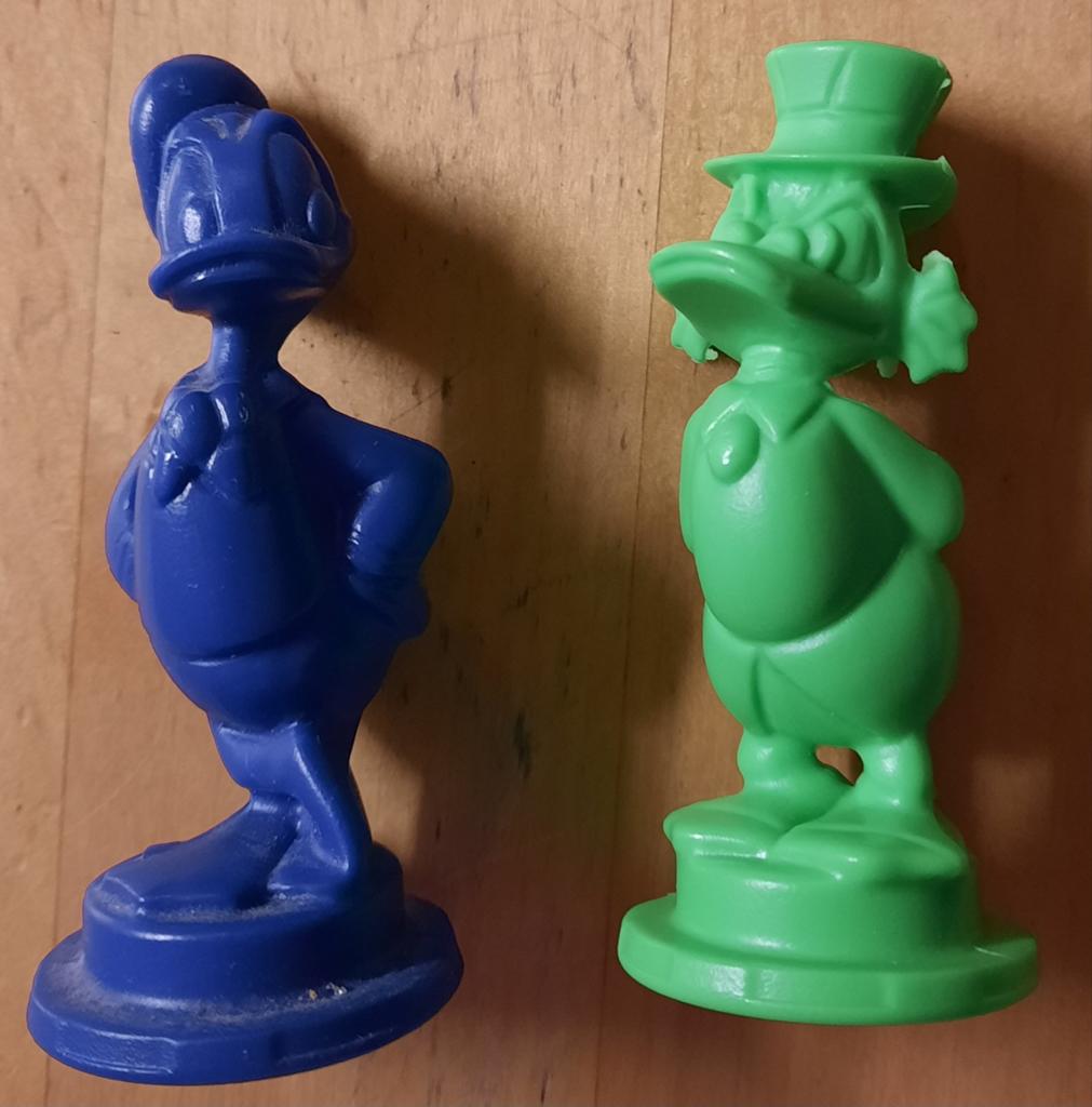 DONALD EN DAGOBERT DUCK POPPETJES, Ophalen of Verzenden, Zo goed als nieuw