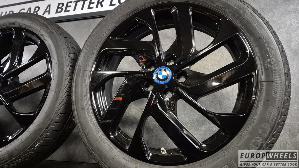 BMW i3 i3S 19 inch OEM velgen zomerbanden TPMS, Auto-onderdelen, Banden en Velgen, 19 inch, Gebruikt, 155 mm, -