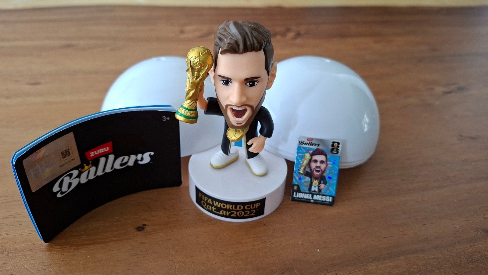 Lionel Messi Ballers figuur - FIFA World Cup Qatar 2022, Ophalen, Zo goed als nieuw