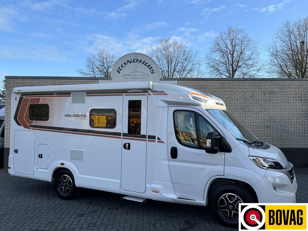 Weinsberg CaraCompact Pepper Edition 600 MEG 140 pk Automaat, Automaat, Weinsberg, Ringverwarming, Tot en met 2