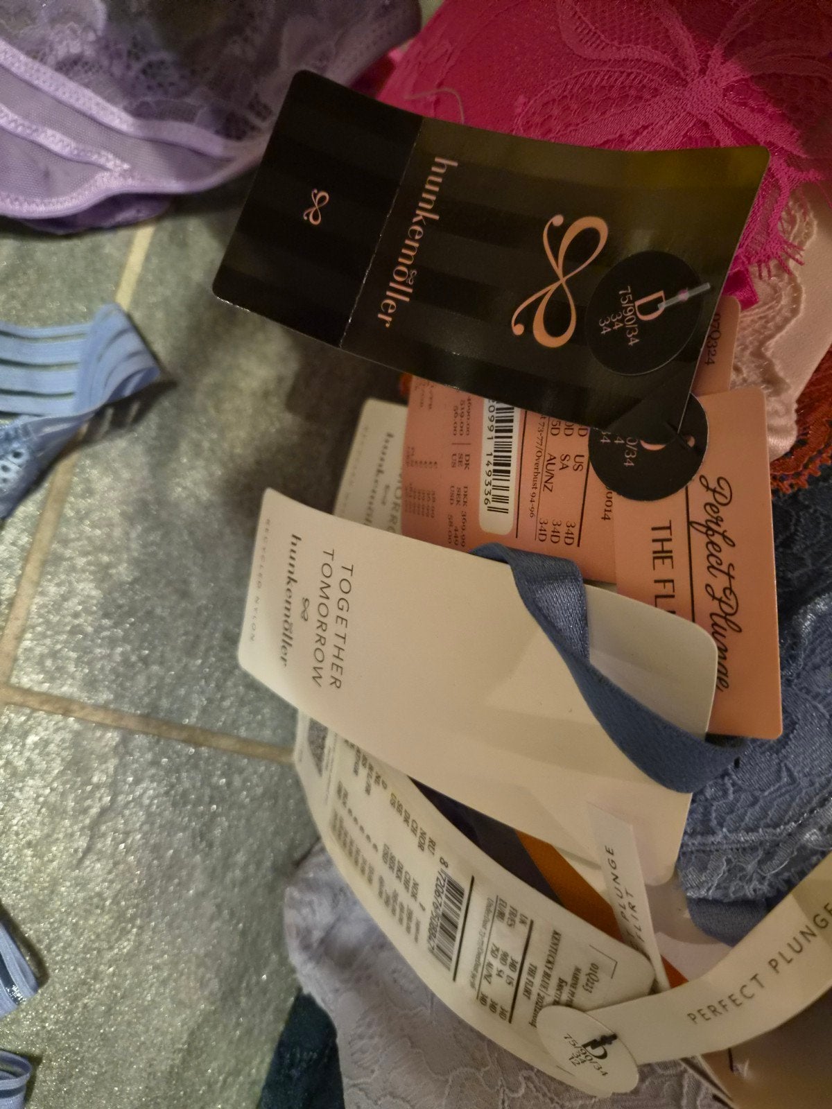 Hunkemöller Lingerie Set: BH en Slip in Diverse Kleuren, Hunkemöller, Verzenden, Meerkleurig, Setje