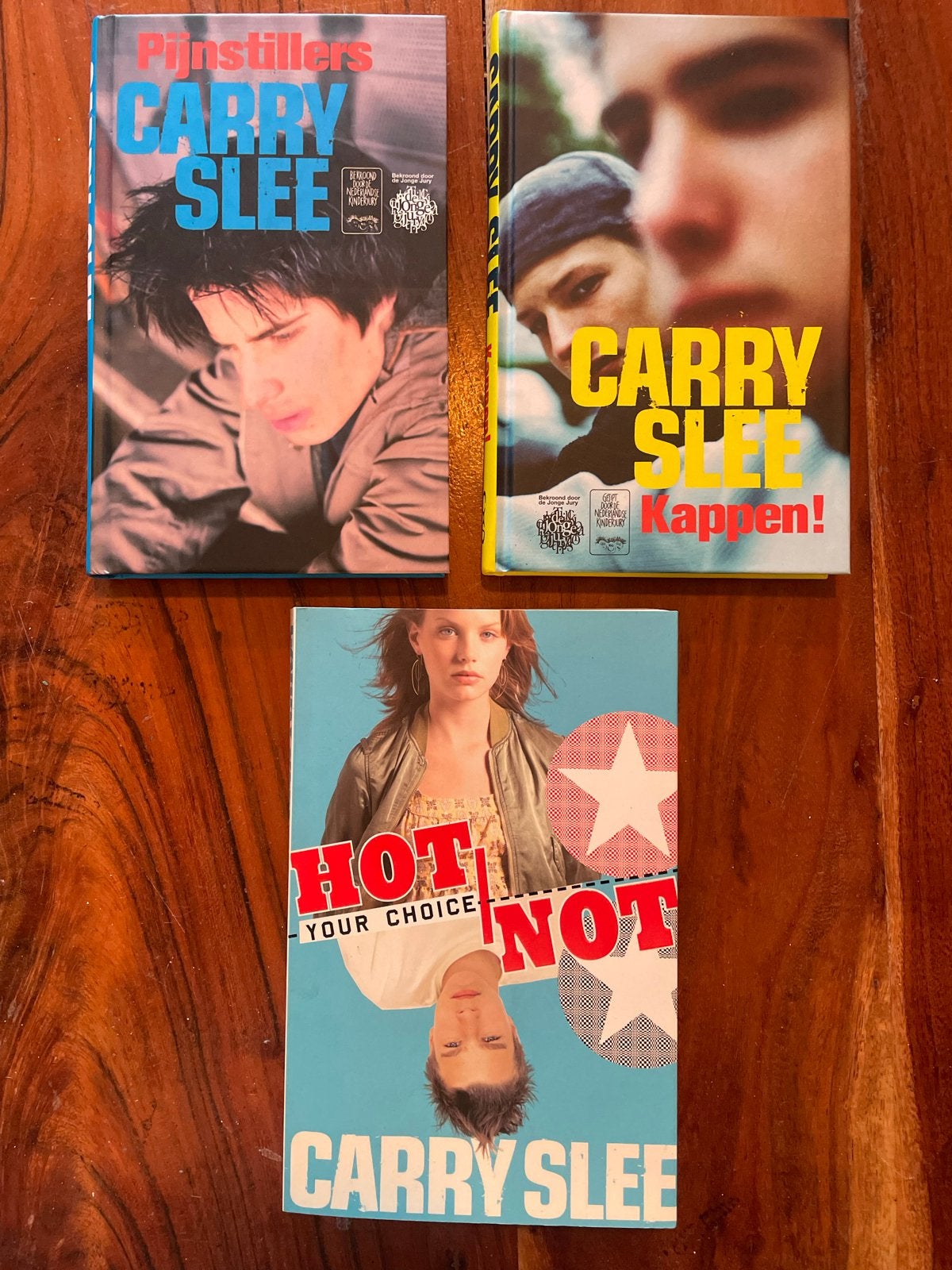Carry Slee boeken: Pijnstillers, Kappen!, Hot or Not, Boeken, Ophalen, Gelezen, Fictie