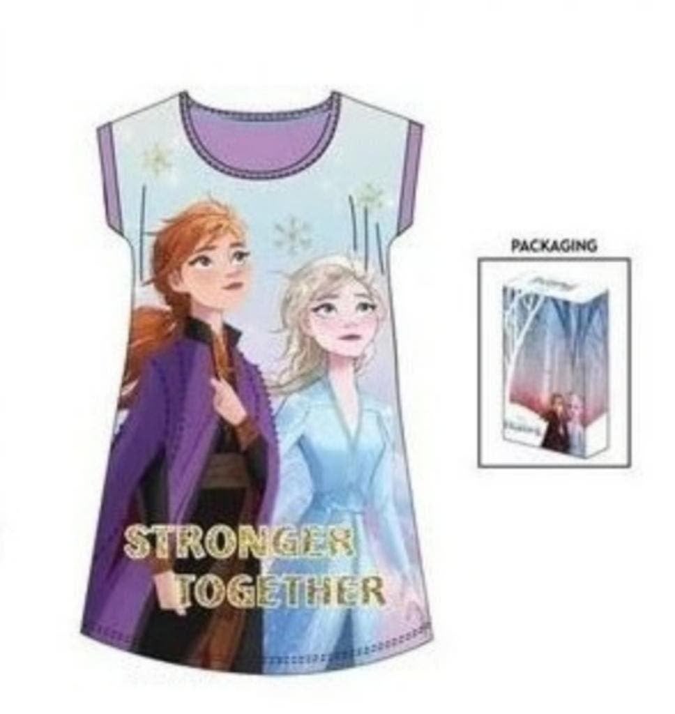 Disney Frozen Nachthemd - Paars - Maat 98 - 128 - Katoen, Kinderen en Baby's, Kinderkleding | Maat 98, Nacht- of Onderkleding
