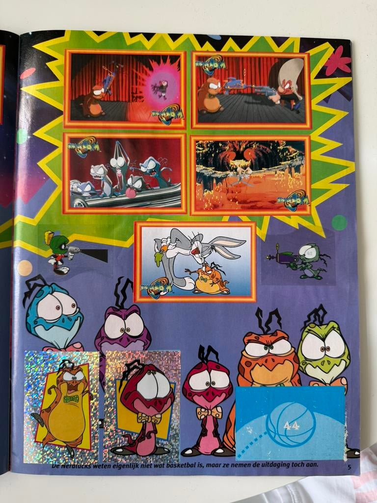 GEZOCHT: Space Jam sticker 44 Upper Deck 1996, Ophalen of Verzenden, Zo goed als nieuw