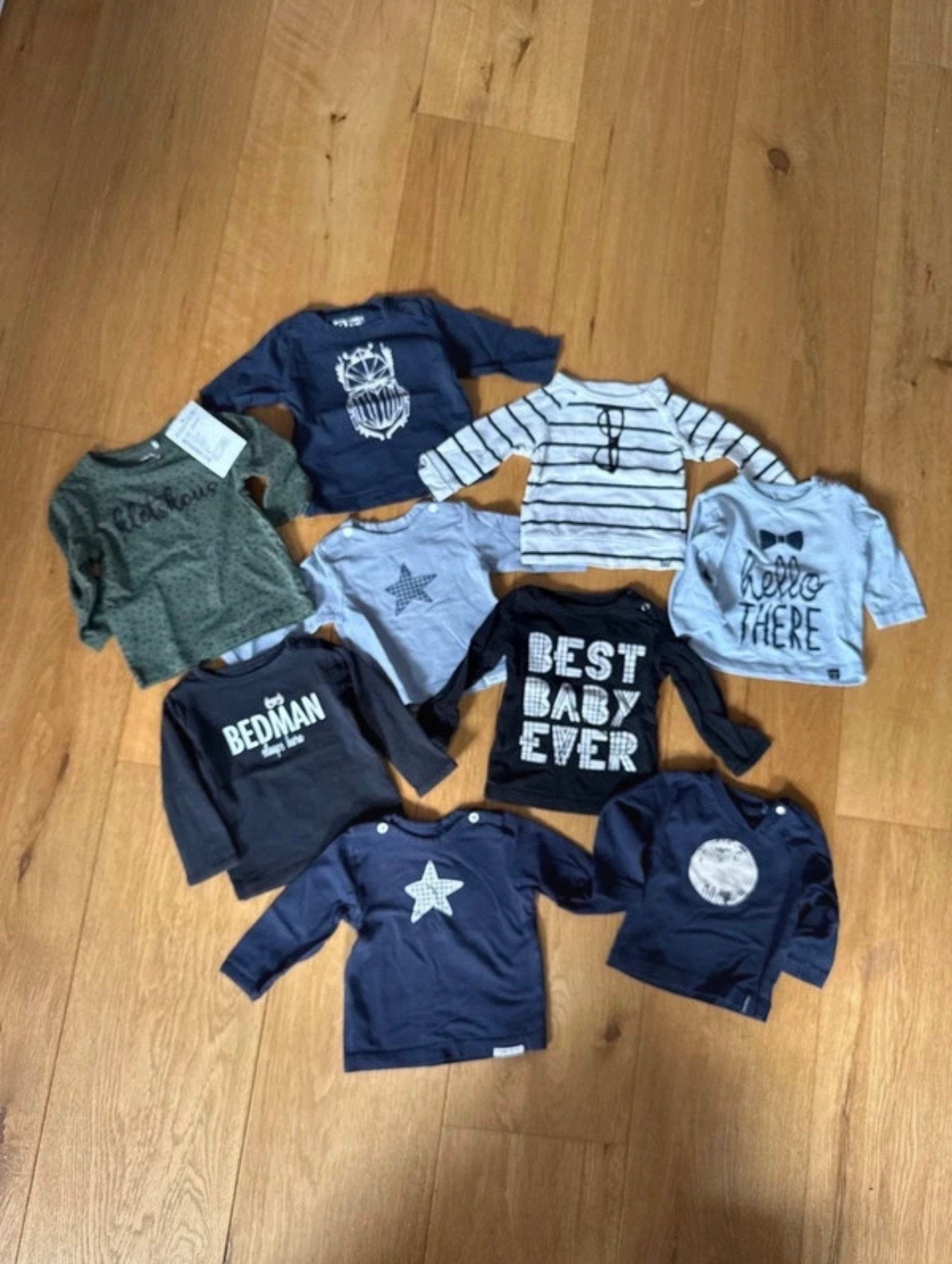 Pakket van Baby Longsleeves / broekjes, Ophalen of Verzenden, Zo goed als nieuw, Maat 50