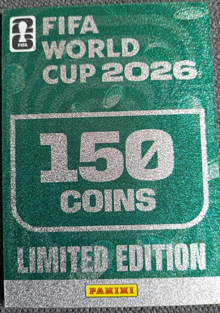 Panini wk 2026 coins limited edition, Ophalen of Verzenden, Nieuw, Plaatje