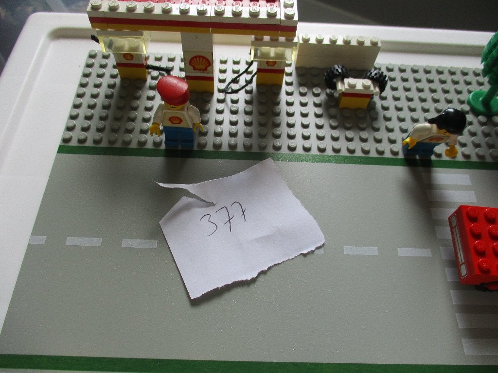 lego Set 377 Shell Station, Ophalen of Verzenden, Gebruikt, Complete set, Lego