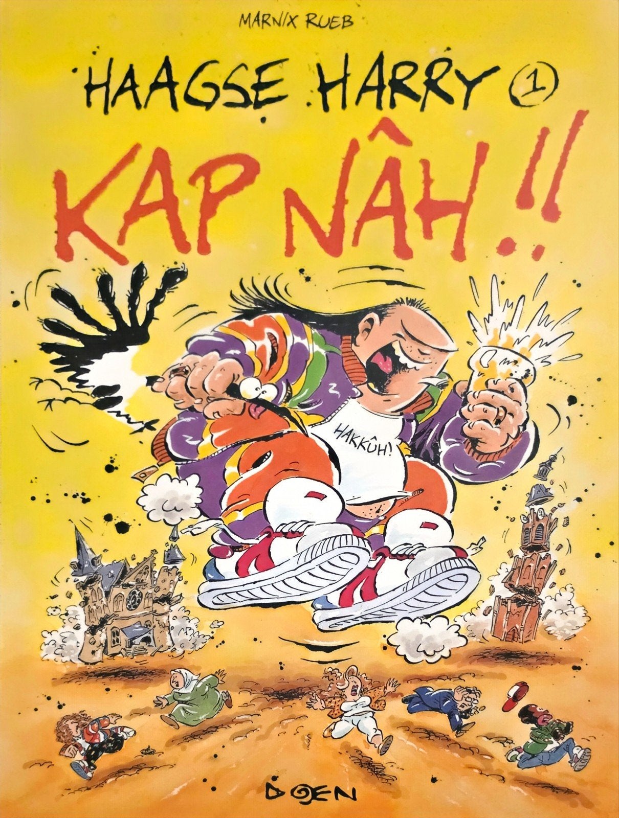 Haagse Harry 1: Kap Nâh!! - Ongelezen stripboek uit 1994, Eén stripboek, Nieuw, Ophalen of Verzenden, Marnix Rueb