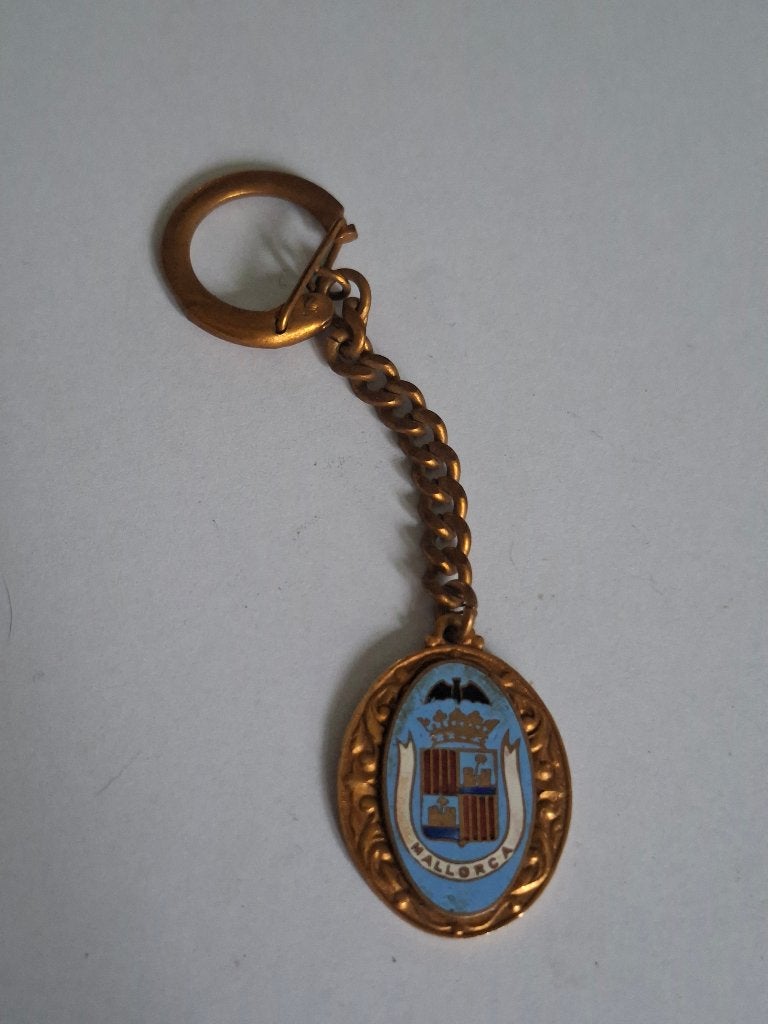 Emaille sleutelhanger mallorca, Ophalen of Verzenden