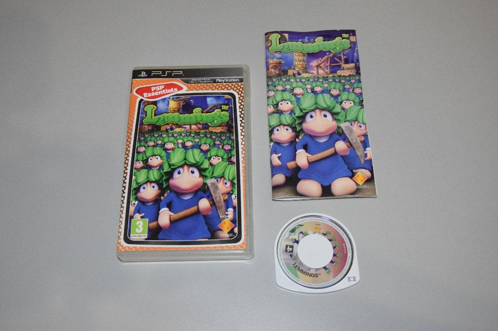 Playstation Portable (PSP): Lemmings [PSP Essentials], Puzzel en Educatief, Gebruikt, 1 speler, Ophalen of Verzenden