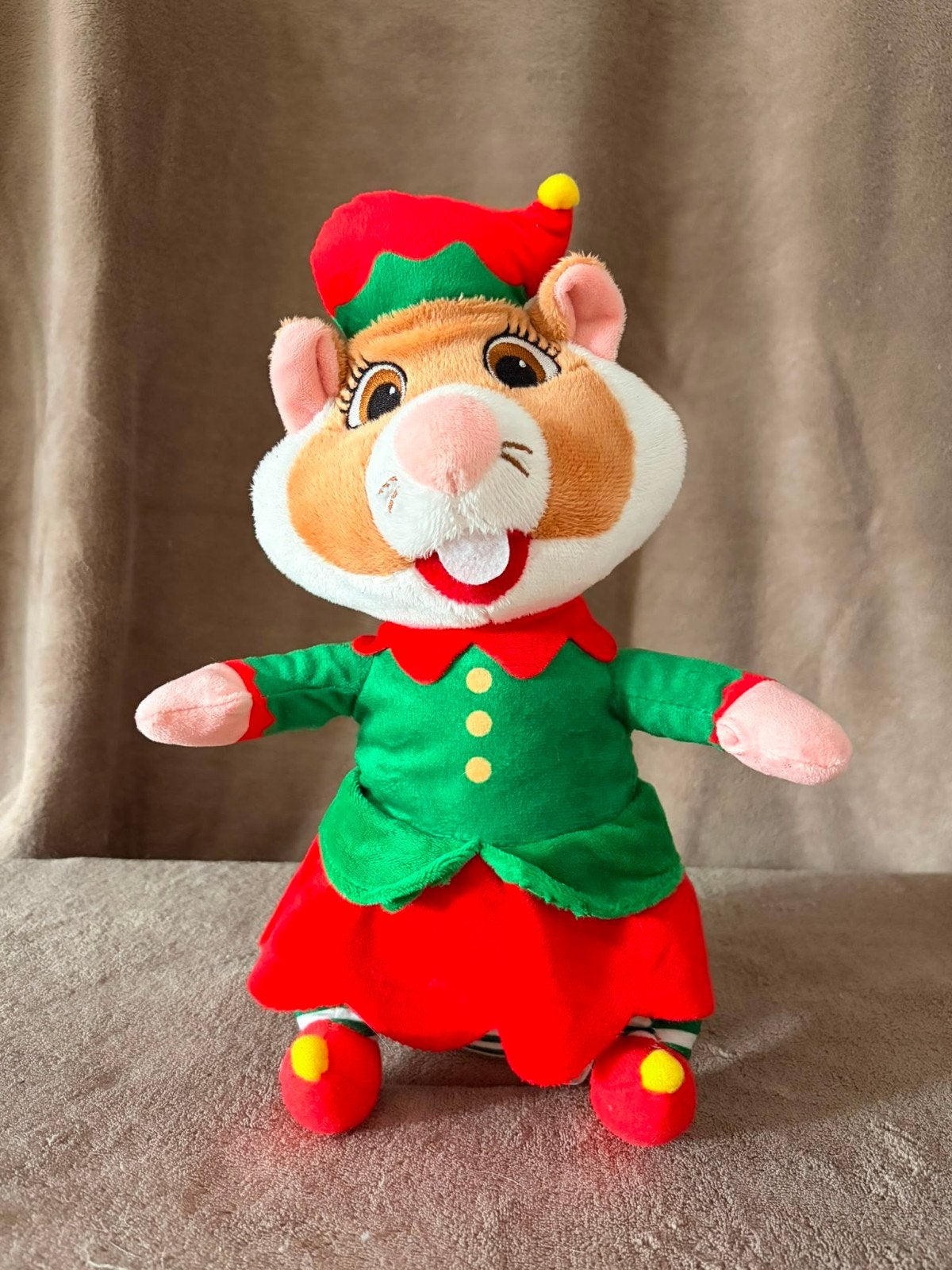 Albert Heijn Hamster Kerst Elf Knuffel, Albert Heijn, Hamster, Ophalen of Verzenden, Zo goed als nieuw