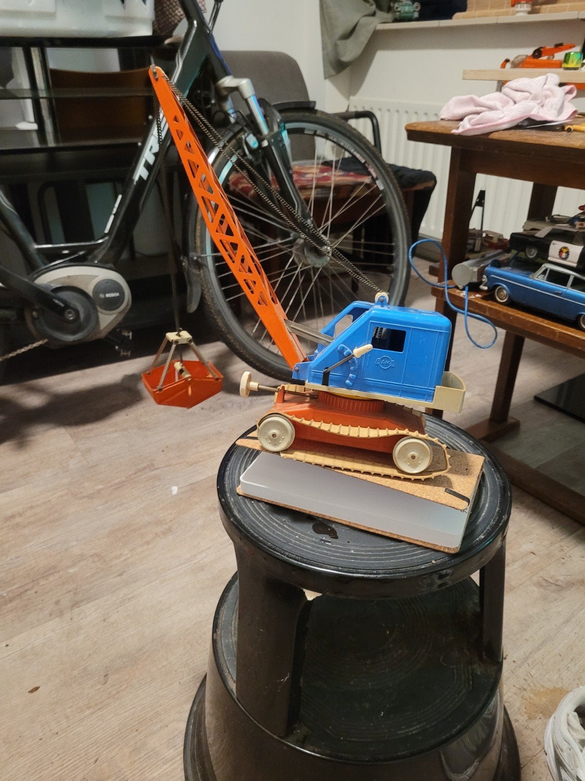 Vintage blikken speelgoedauto's en vrachtwagens, Ophalen of Verzenden, Gebruikt, Afstandsbediening