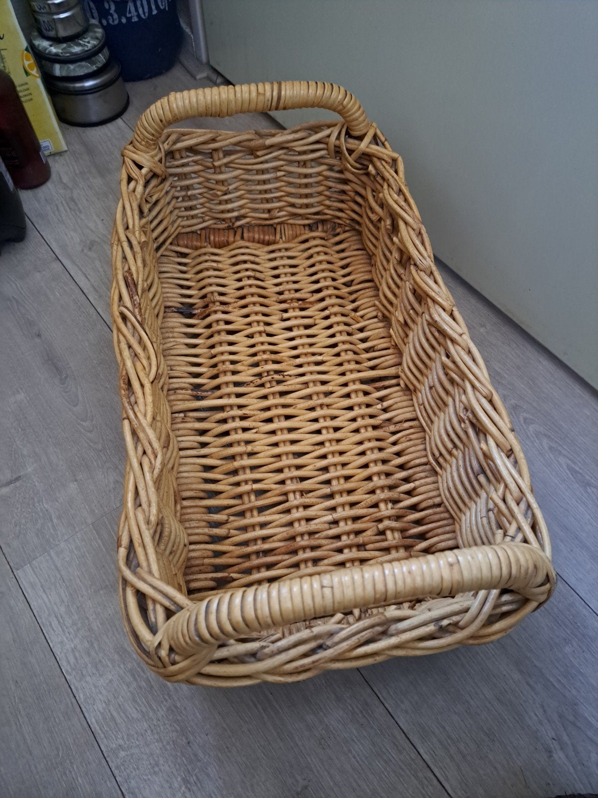 mooie super grote stevige rieten mand nieuw, Ophalen, Nieuw