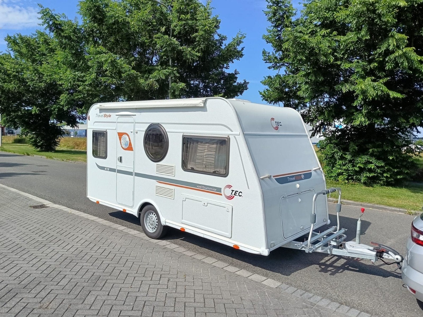Tec Weltbummler 415 Travel Style, Caravans en Kamperen, Caravans, T.E.C., Rondzit, Dwarsbed, Particulier