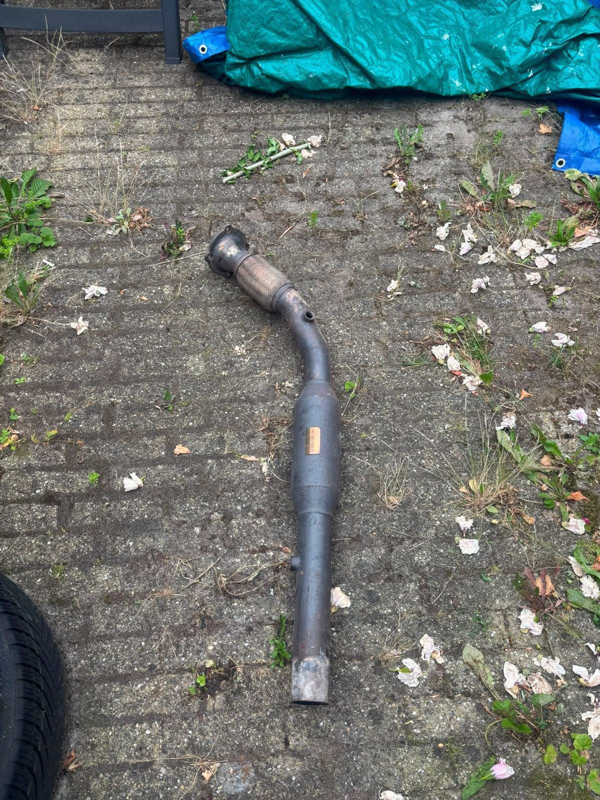 Downpipe 2,5 inch met racekatalysator 1.8T, Ophalen, Gebruikt, Volkswagen