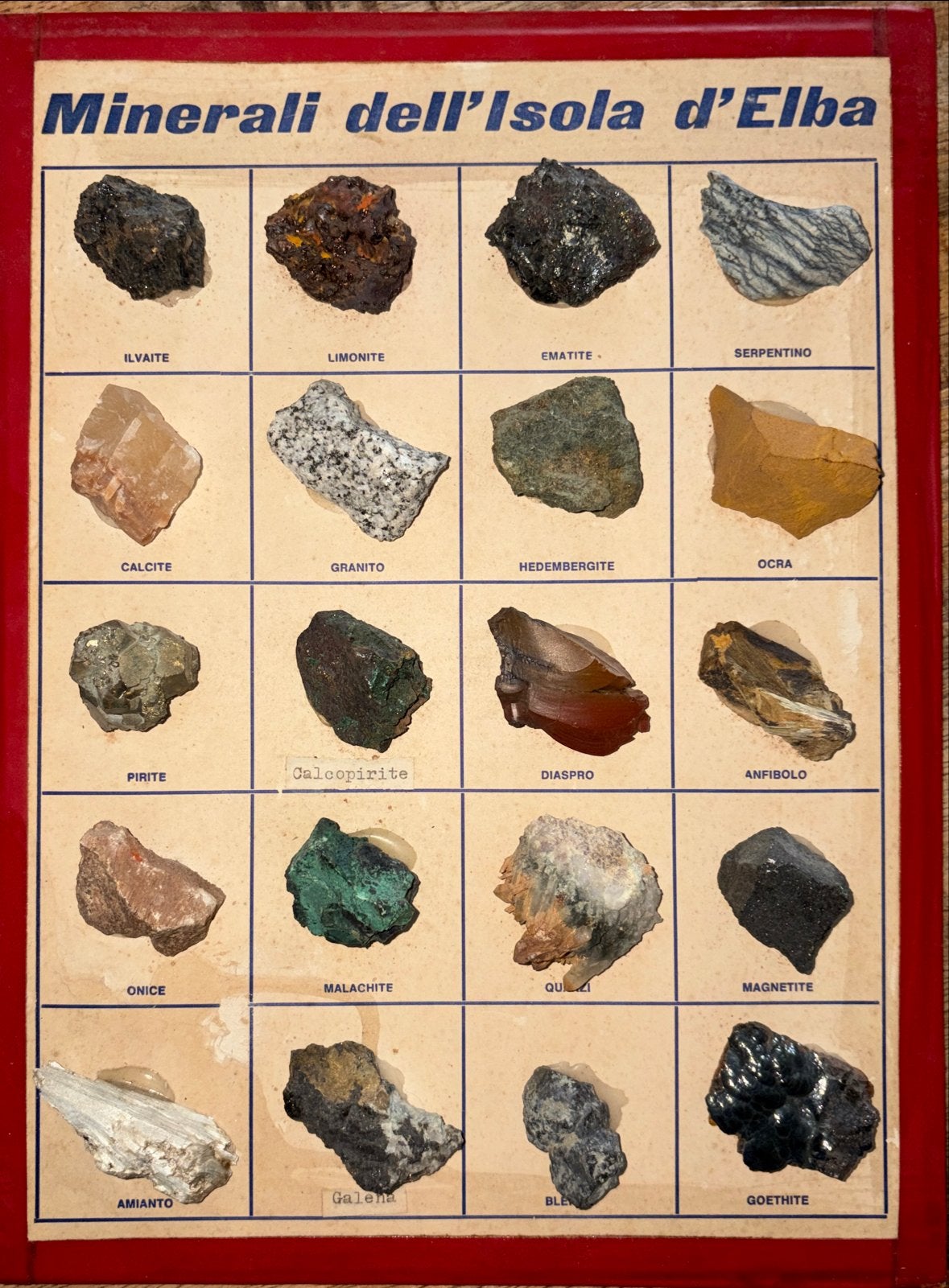 Unieke Mineralenverzameling van het Eiland Elba, Ophalen of Verzenden, Mineraal