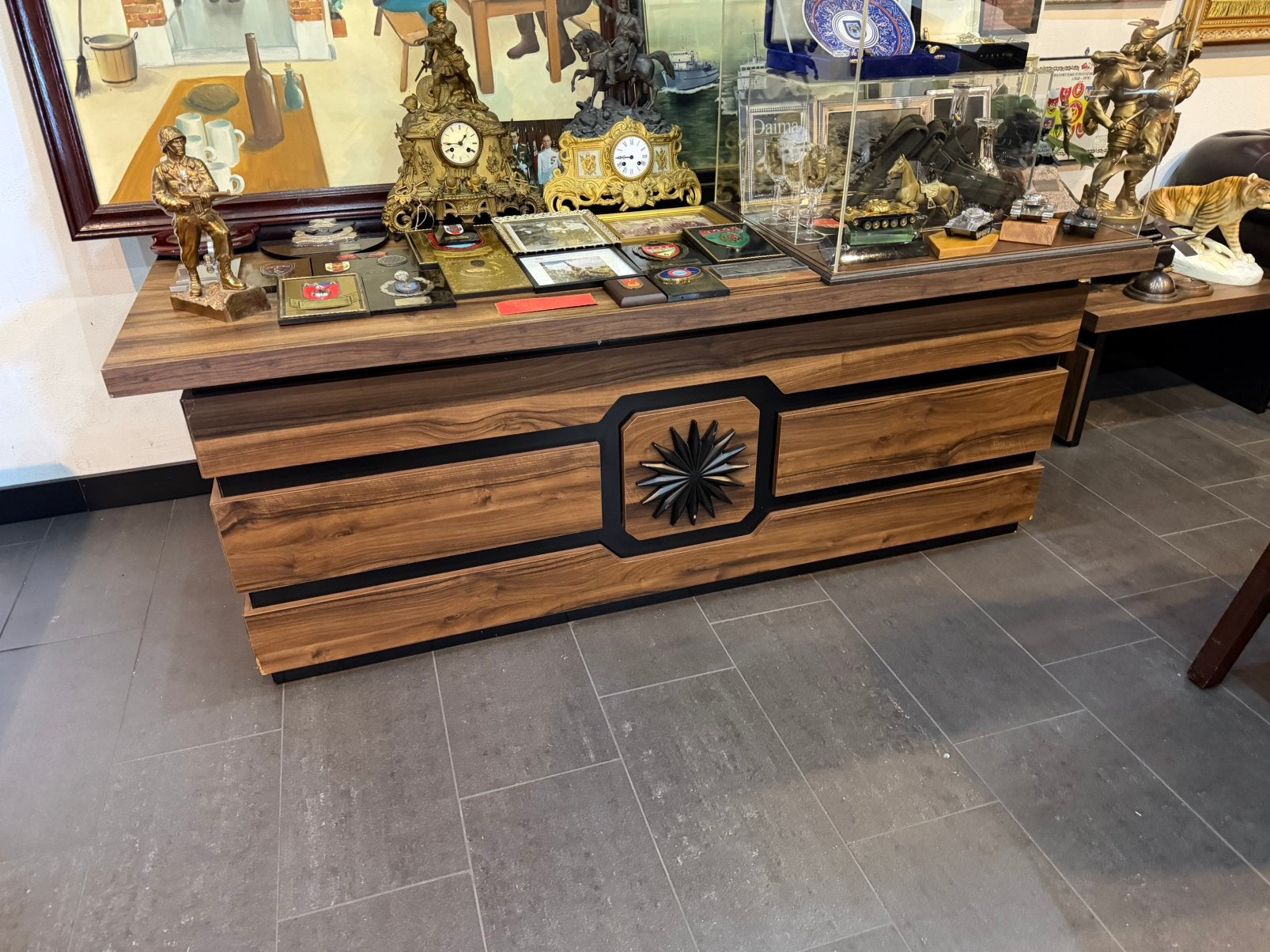 Grote kantoor bureau 190 X 100 X 75 cm, Ophalen of Verzenden, Zo goed als nieuw