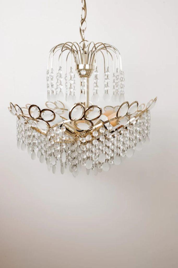 Vintage Italiaanse teardrop hanglamp, -, -, Ophalen of Verzenden, Glas