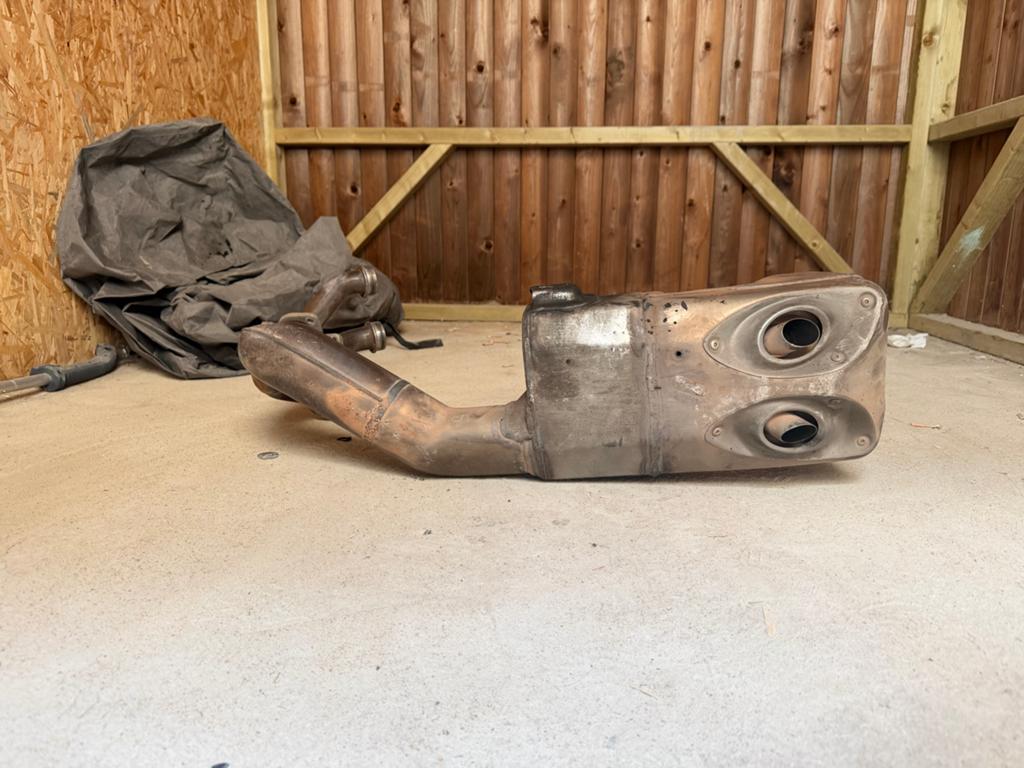 Originele uitlaat Yamaha Tracer 9, Ophalen of Verzenden, Gebruikt