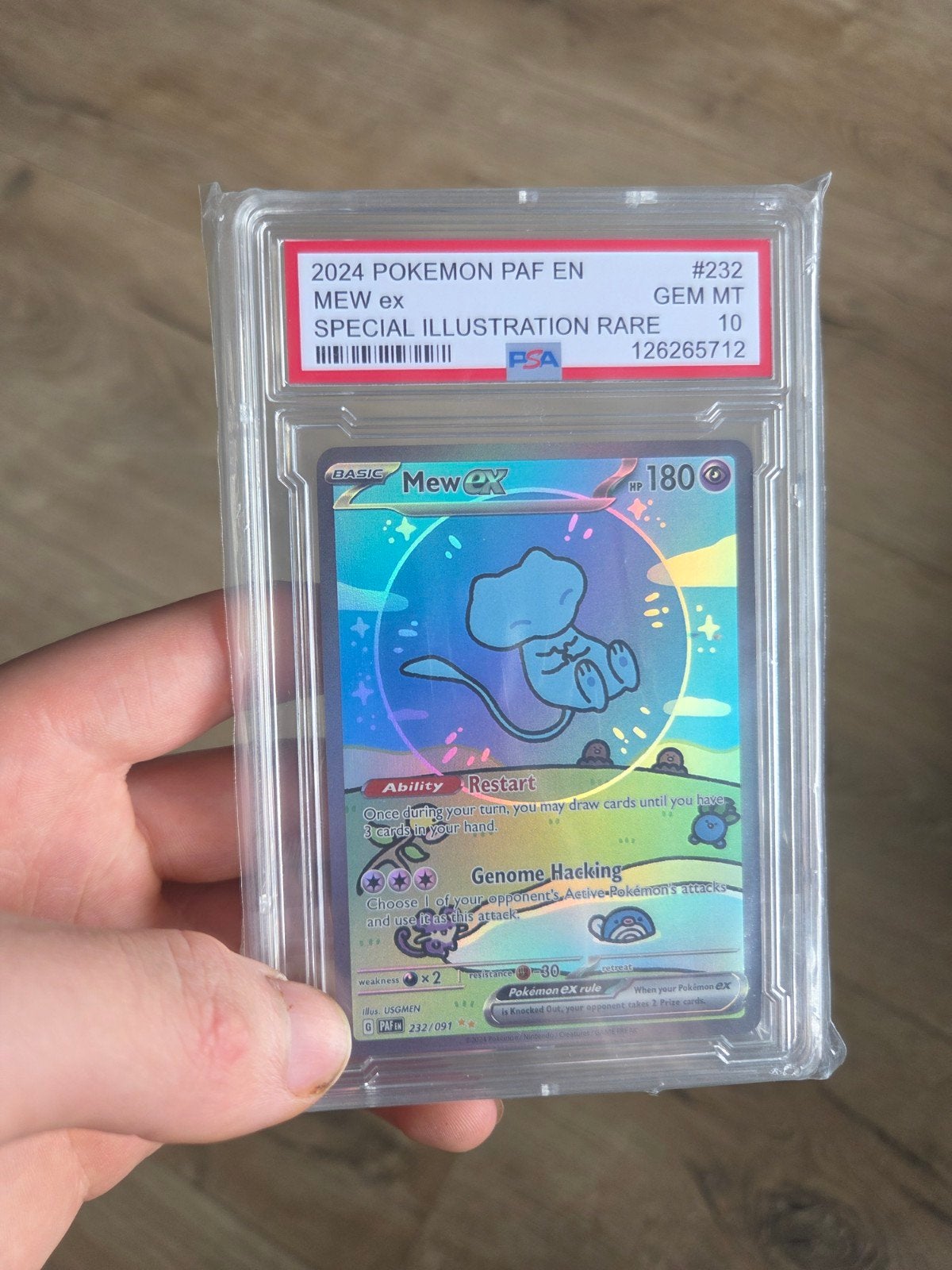 Pokemon mew kaart, Verzenden, Zo goed als nieuw