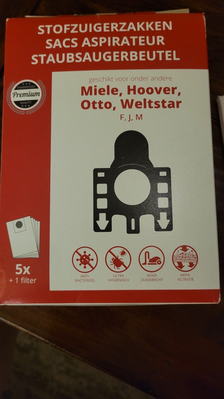 3 Stofzuigerzakken Miele, Hoover, Otto, Weltstar, Witgoed en Apparatuur, Overige typen, Nieuw, Ophalen, Stofzak