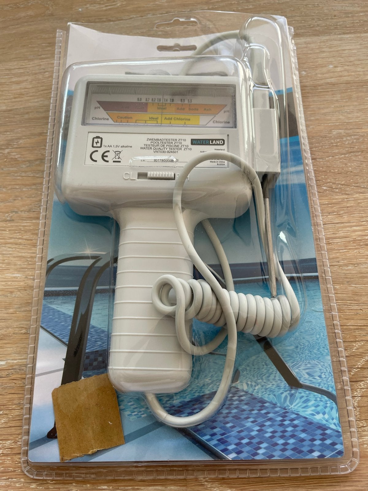 Waterland Zwembadtester ZT10 voor pH en Chloor, Ophalen of Verzenden, Nieuw, Overige typen